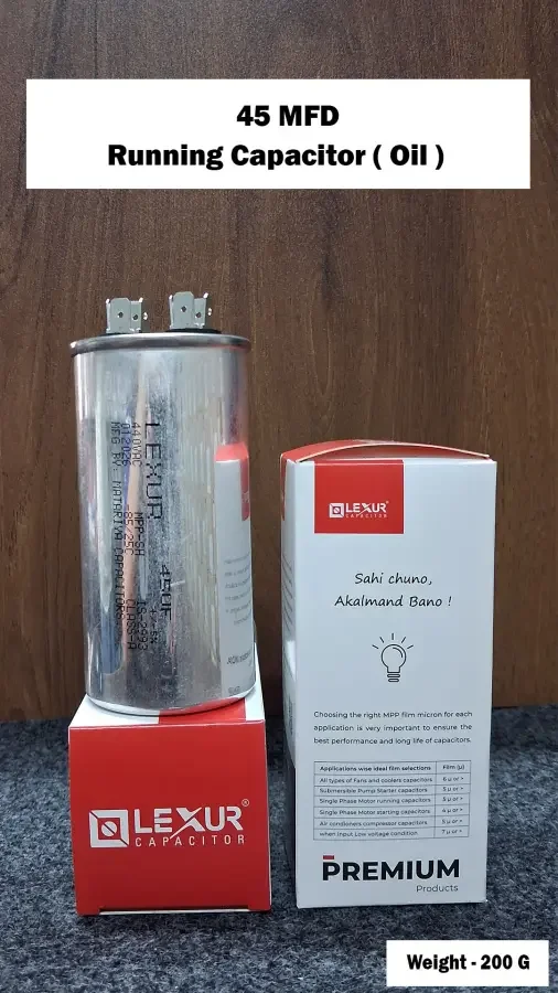 45 MFD Running Capacitor ( Oil )