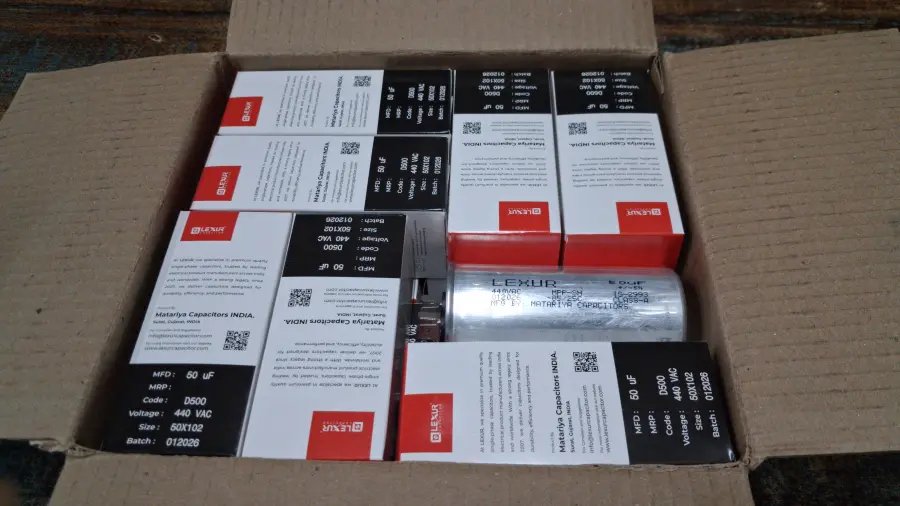 50+4 MFD Running Capacitor ( Oil )