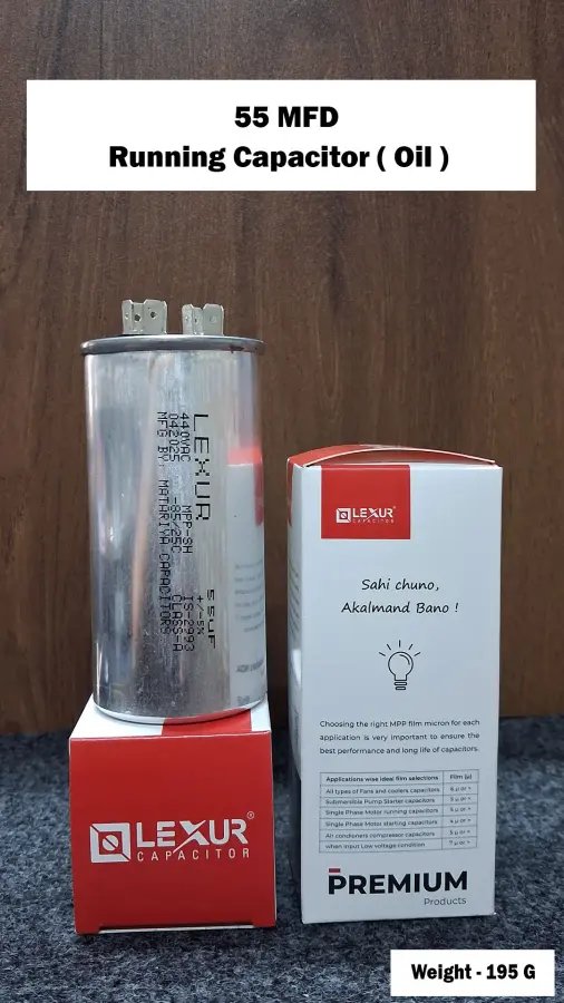 55 MFD Running Capacitor ( Oil )