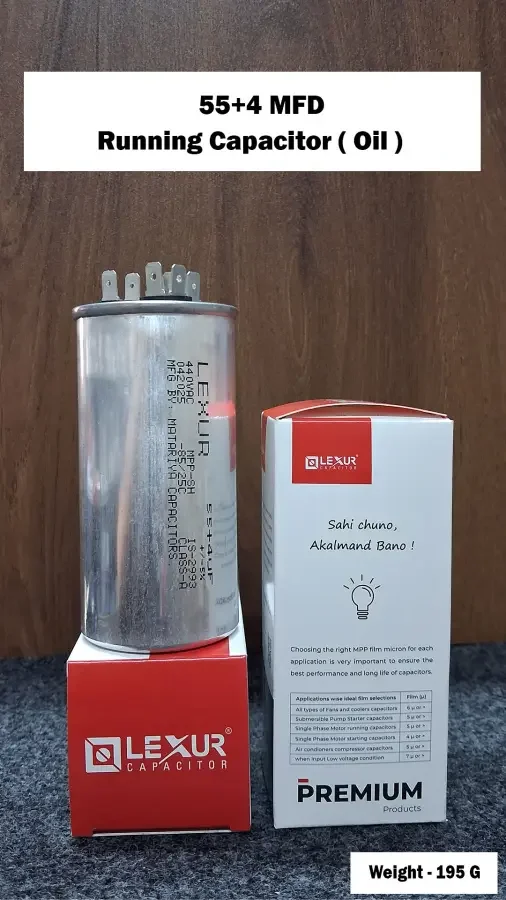 55+4 MFD Running Capacitor ( Oil )