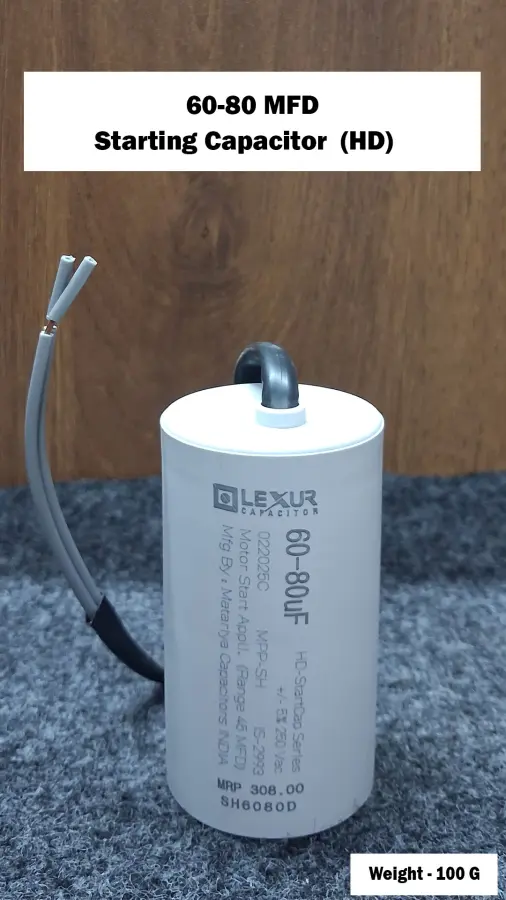 60-80 MFD Starting Capacitor (HD)