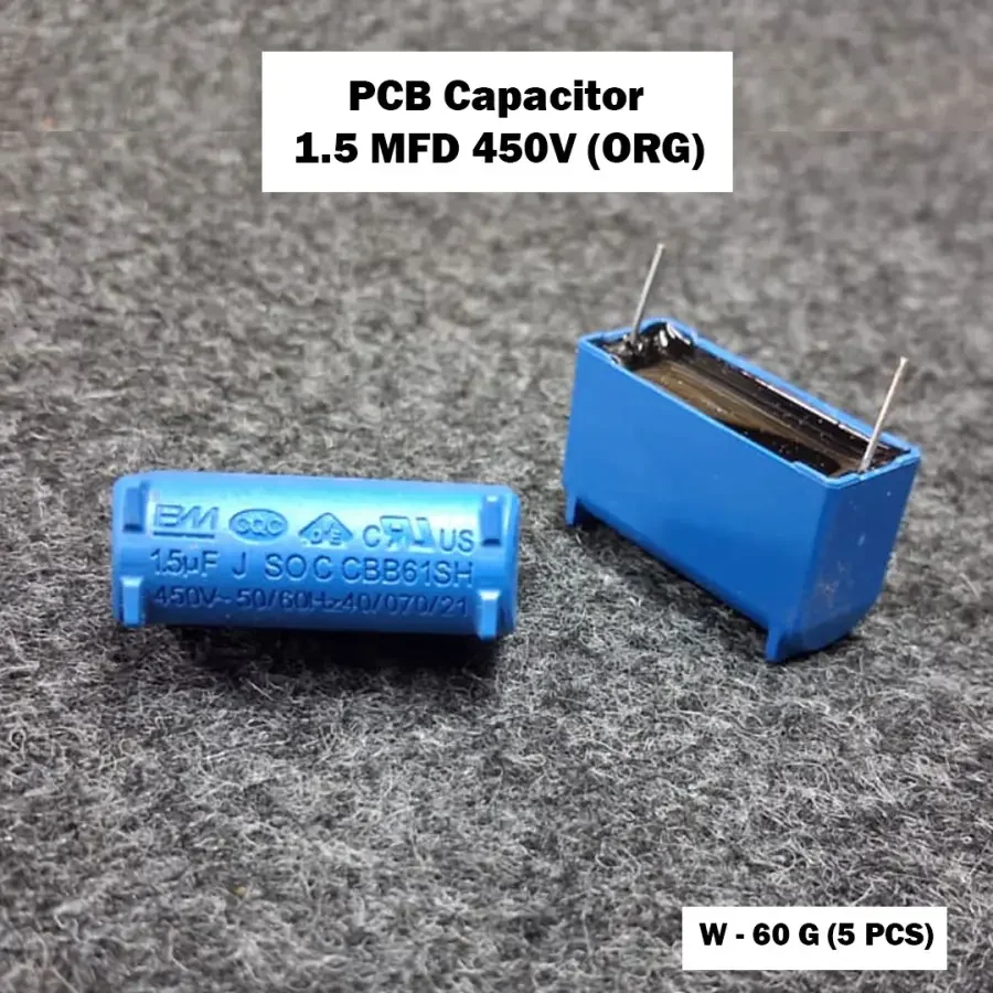 PCB Capacitor 1.5 MFD 450V (ORG)
