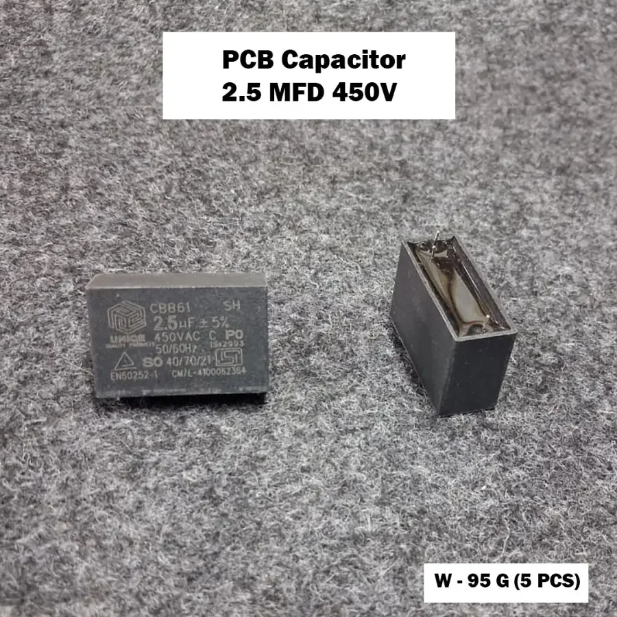PCB Capacitor 2.5 MFD 450V