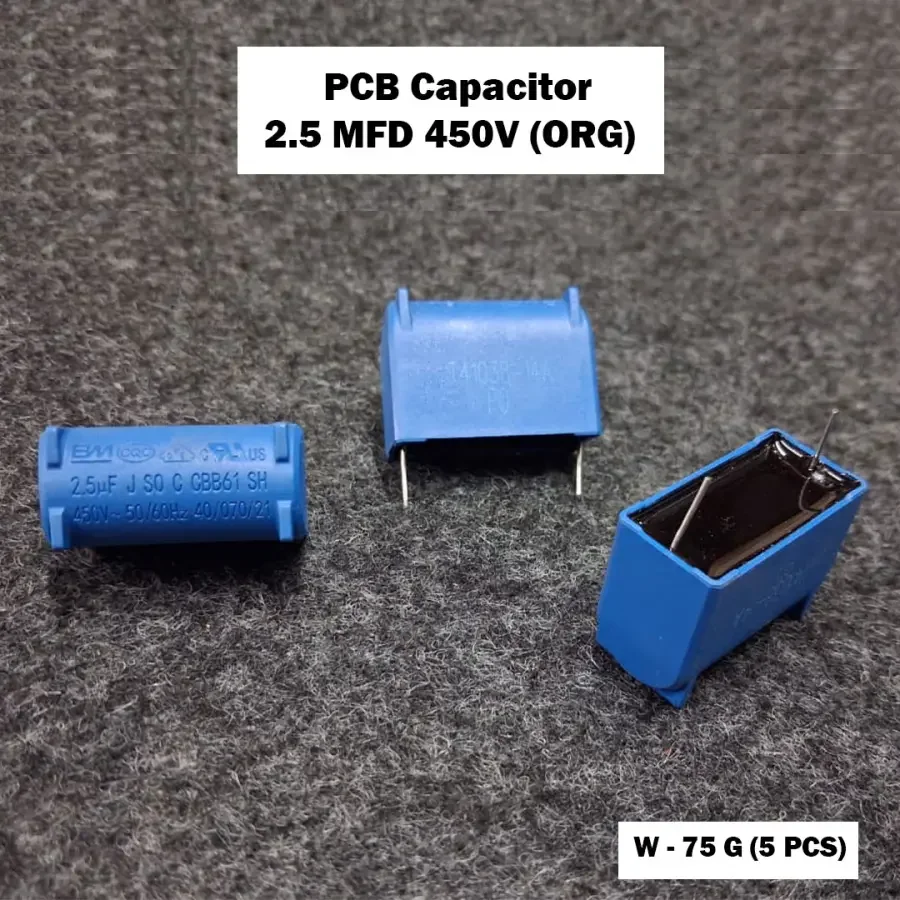 PCB Capacitor 2.5 MFD 450V (ORG)