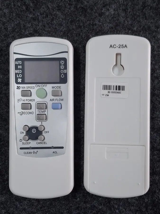 Remote 25A Y