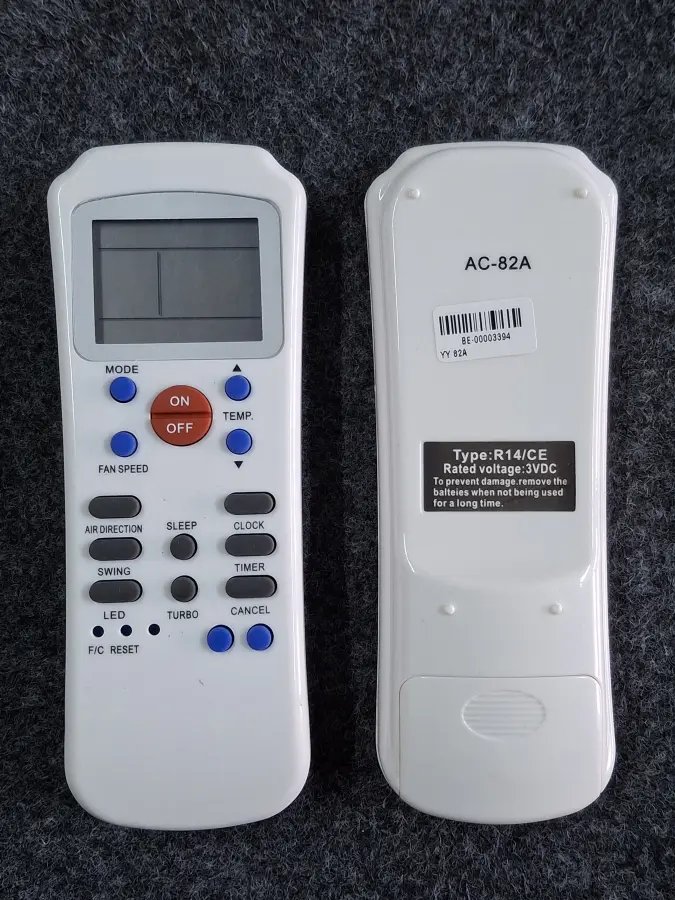 Remote 82A Y