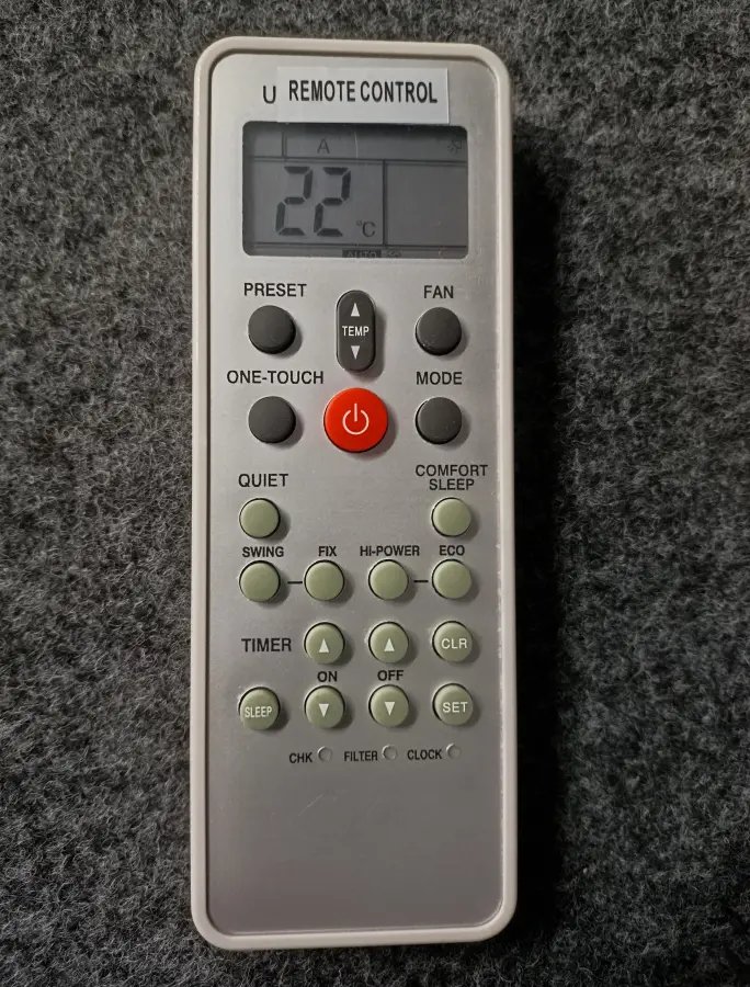 Remote 117 Y