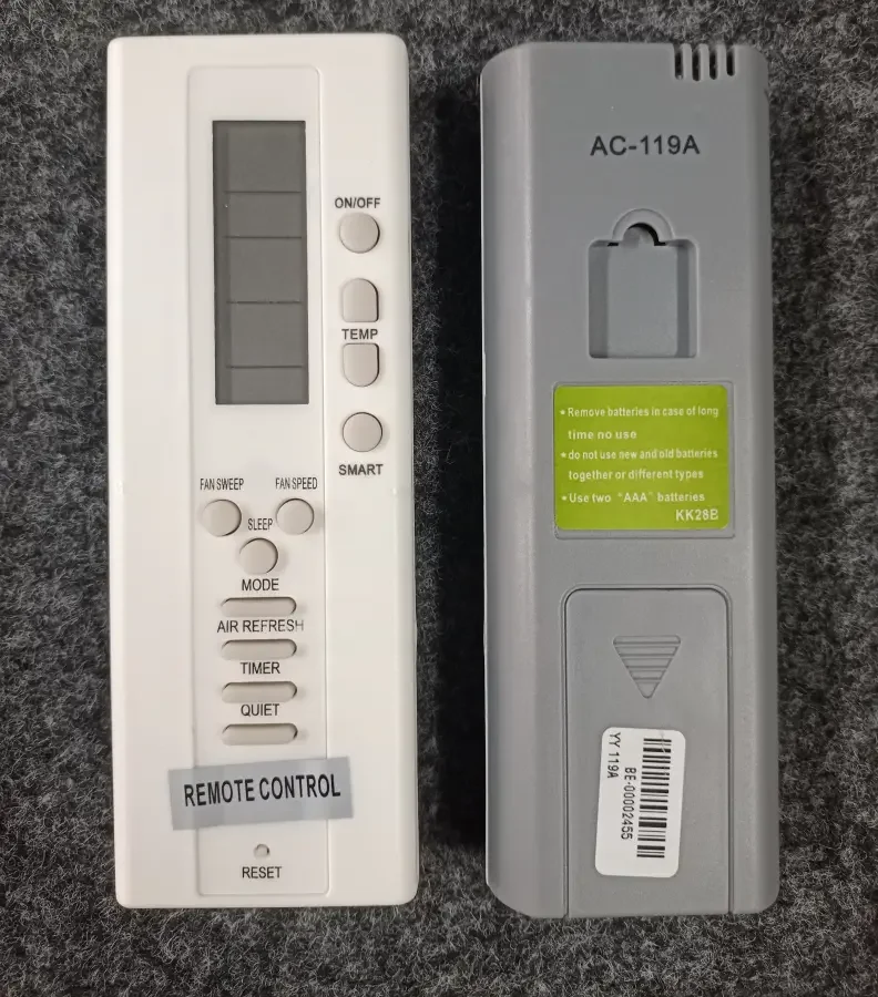 Remote 119A Y