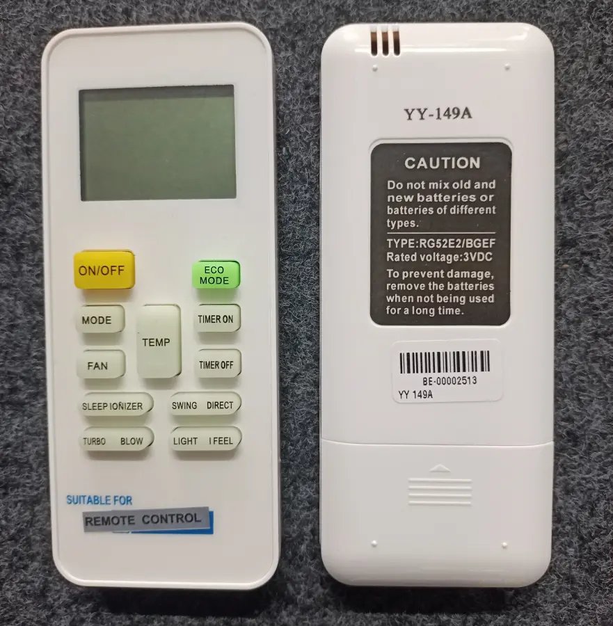 Remote 149A Y