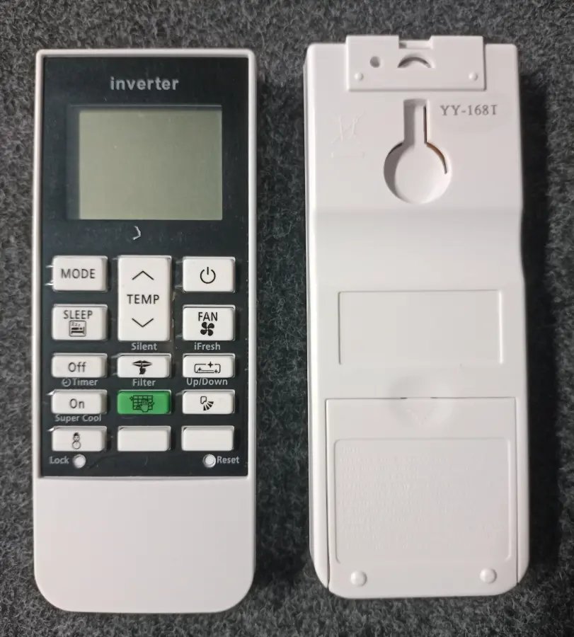Remote 168I Y