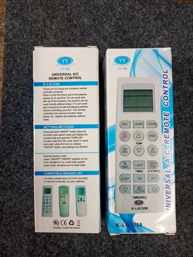 Remote 186 Uni. Y