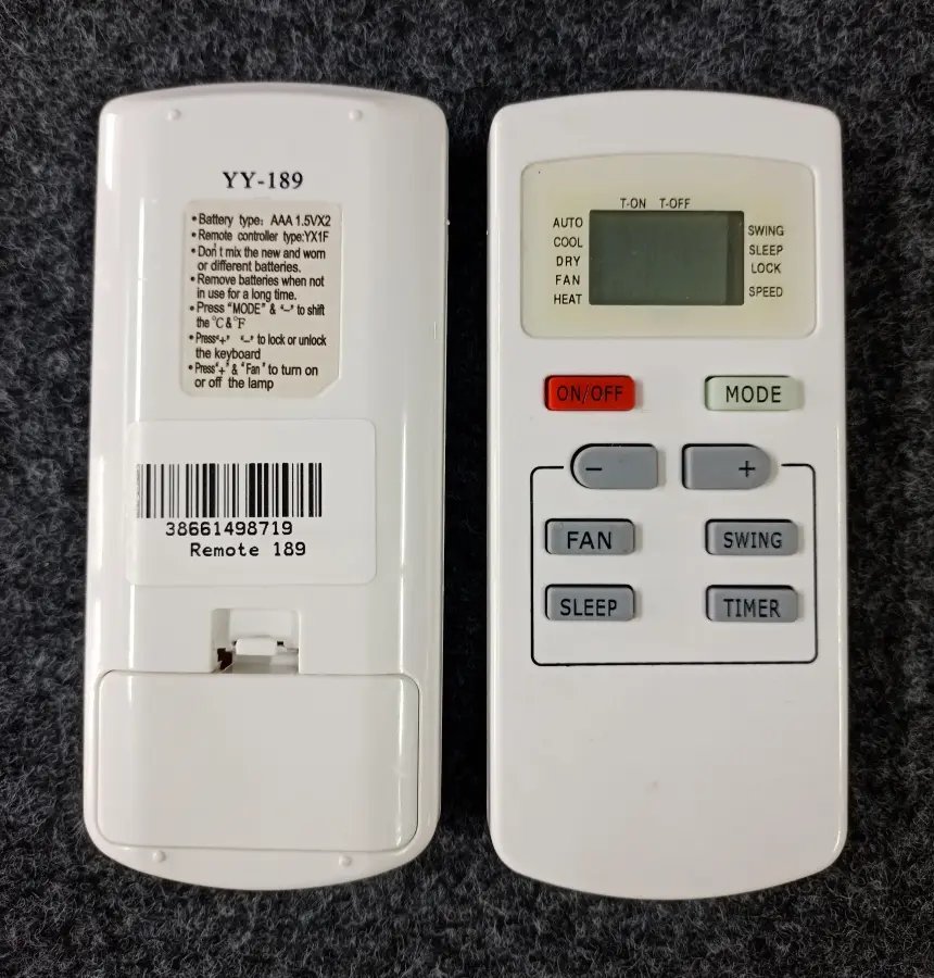 Remote 189 Y