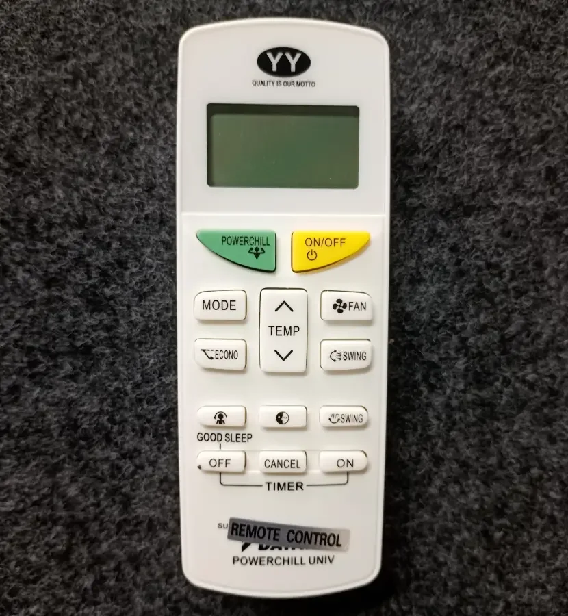 Remote 202A Uni. Y
