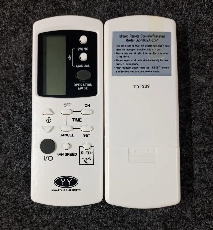 Remote 209 Uni. Y