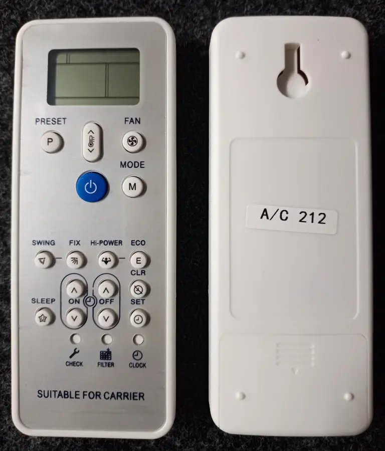 Remote 212 Y