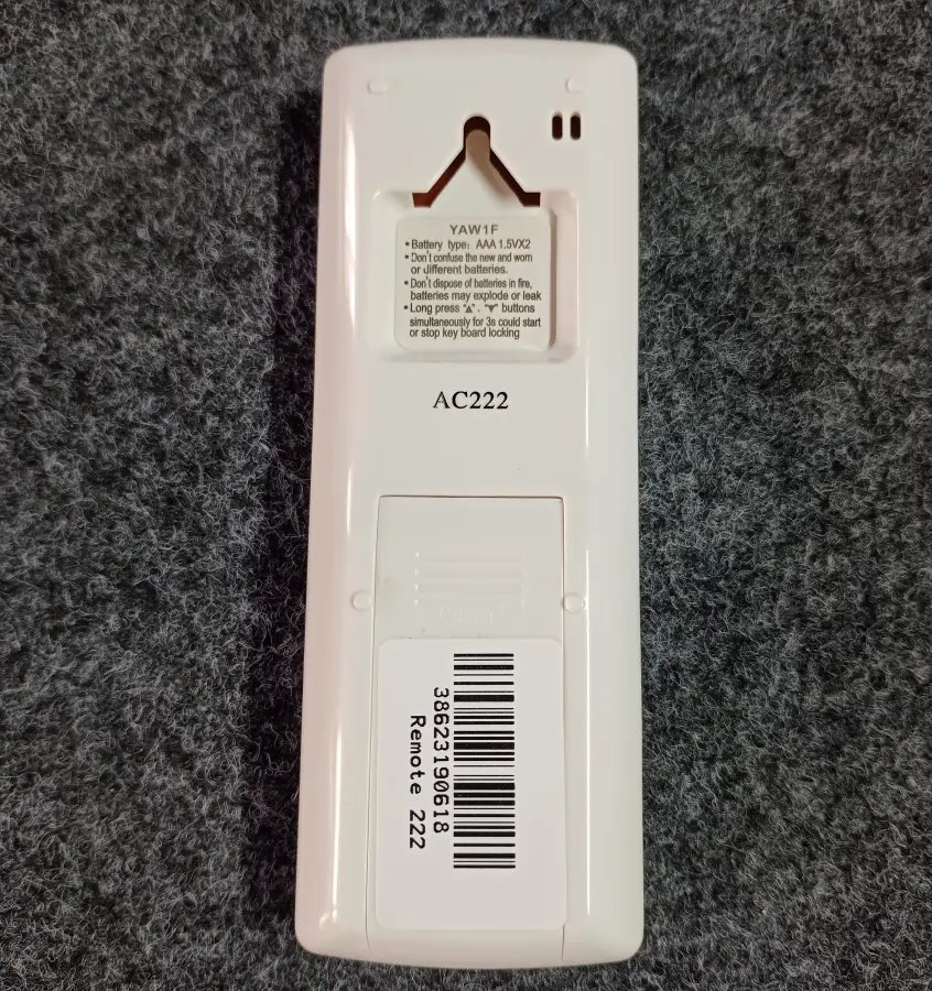 Remote 222 Y