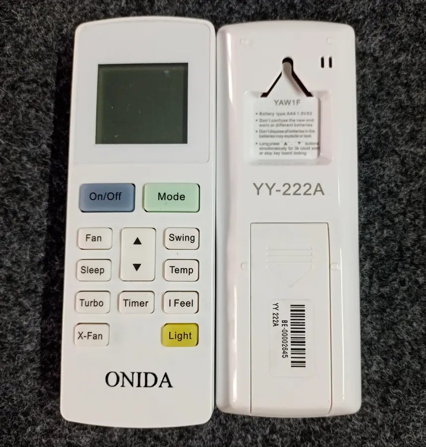 Remote 222A Y