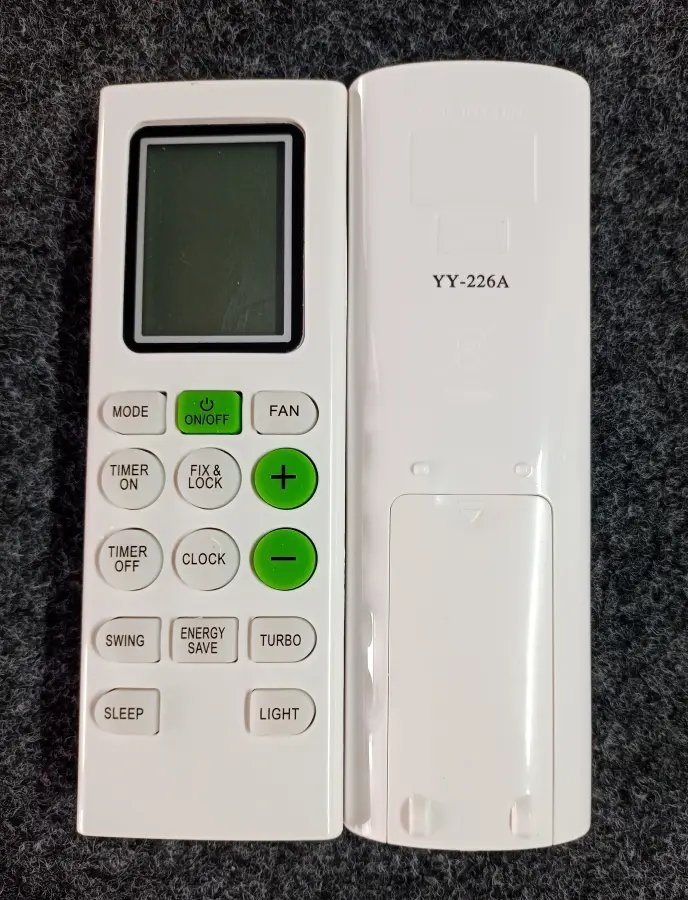 Remote 226A Y