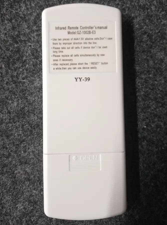 Remote 39 Y