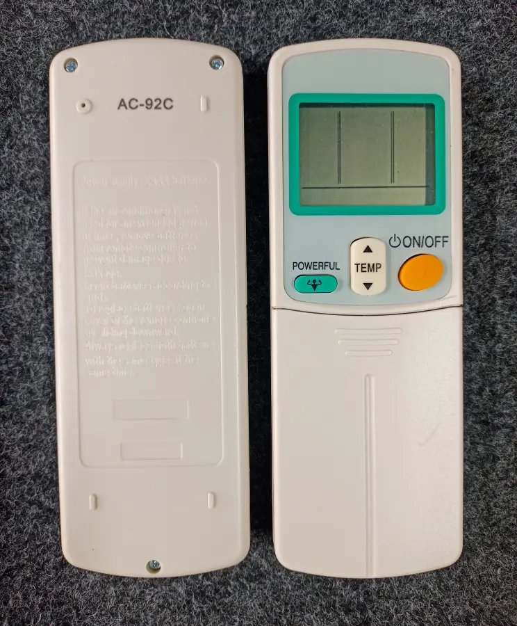 Remote 92C Y