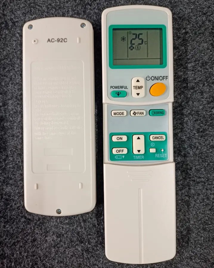 Remote 92C Y