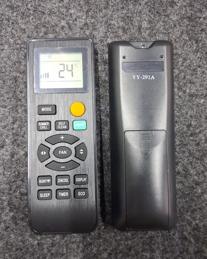 Remote 291A Y