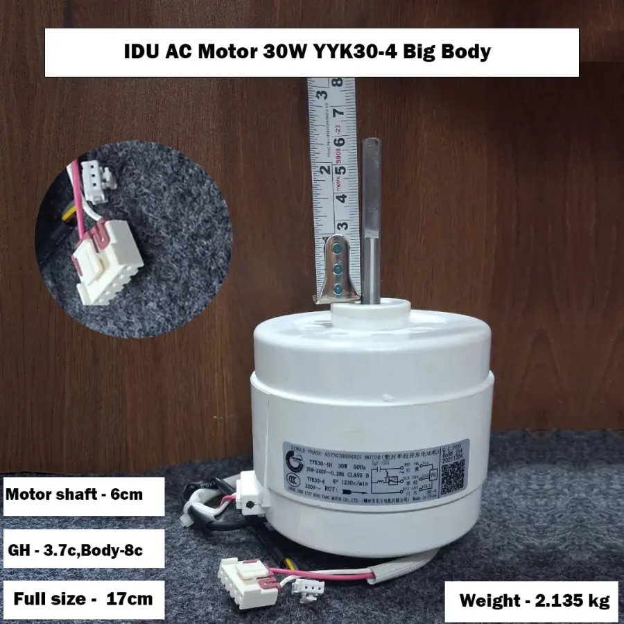 IDU AC Motor 30W YYK30-4 Big Body