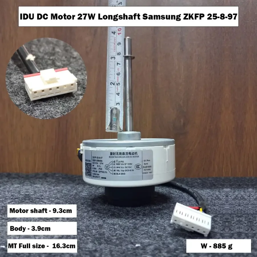 IDU DC Motor 27W Longshaft Samsung ZKFP 25-8-97