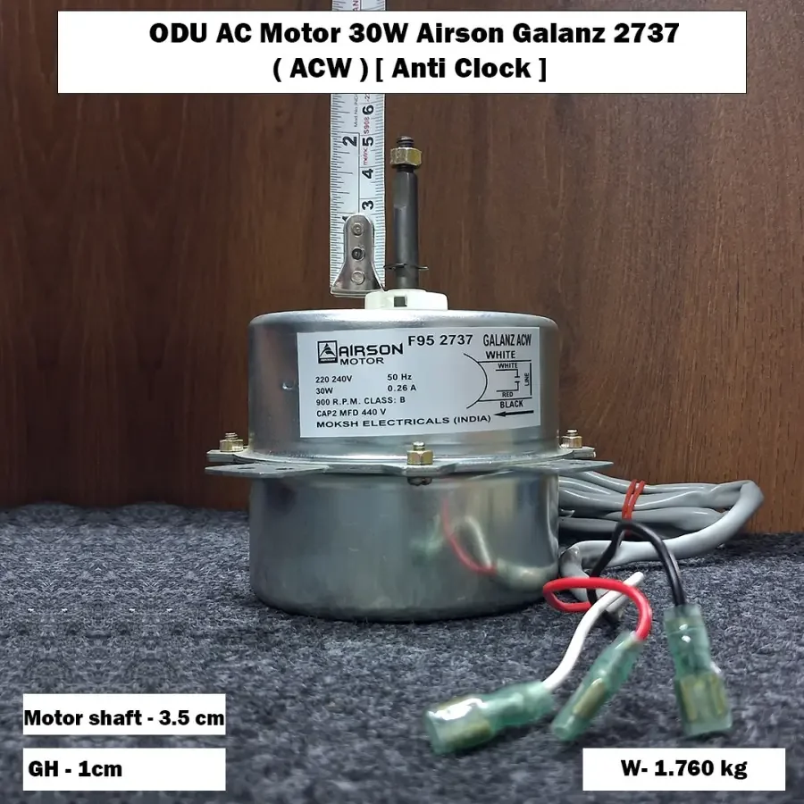 ODU AC Motor 30W Airson Galanz 2737 ( ACW ) [ Anti Clock ]