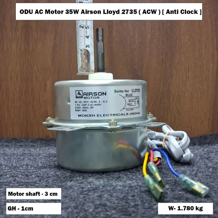 ODU AC Motor 35W Airson Lloyd 2735 ( ACW ) [ Anti Clock ]