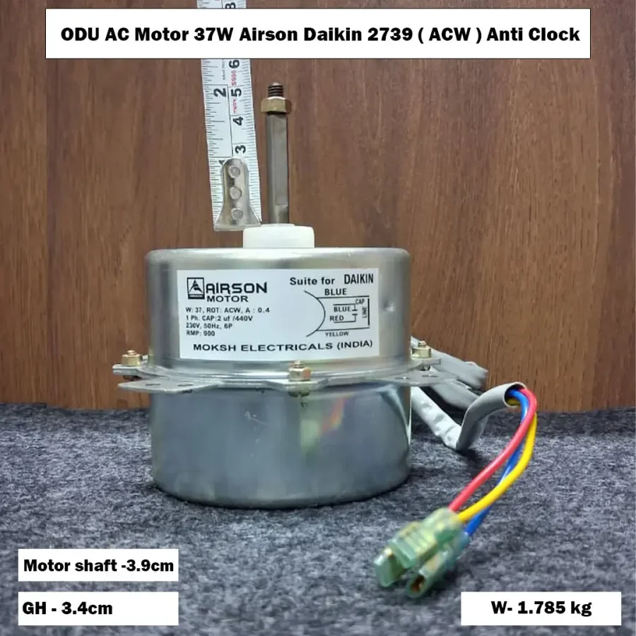 ODU AC Motor 37W Airson Daikin 2739 ( ACW ) [ Anti Clock ]