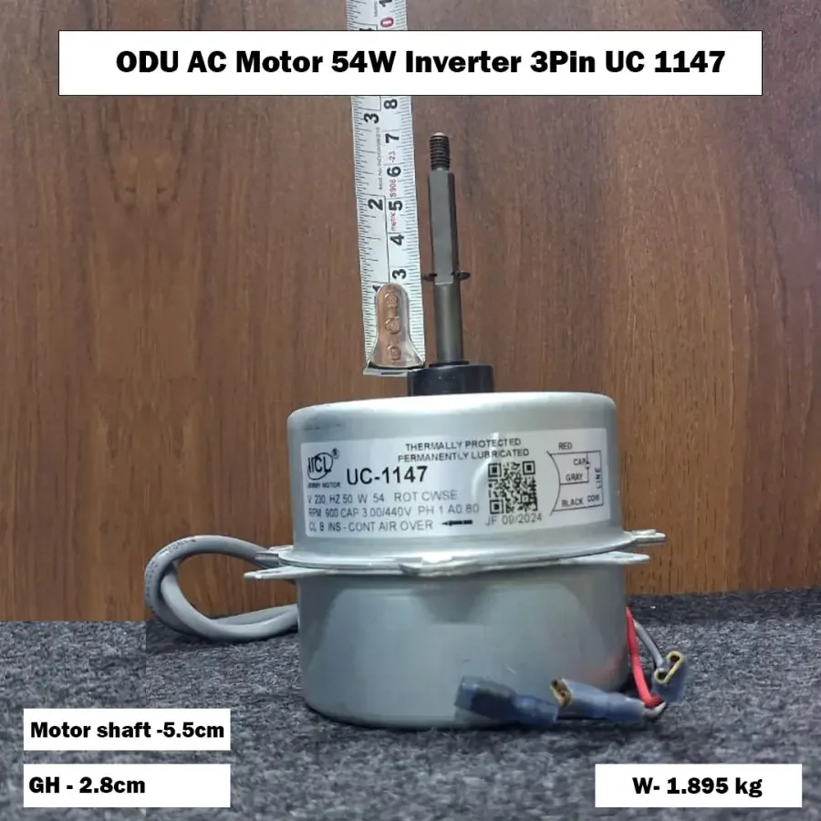 ODU AC Motor 54W Inverter 3Pin UC 1147