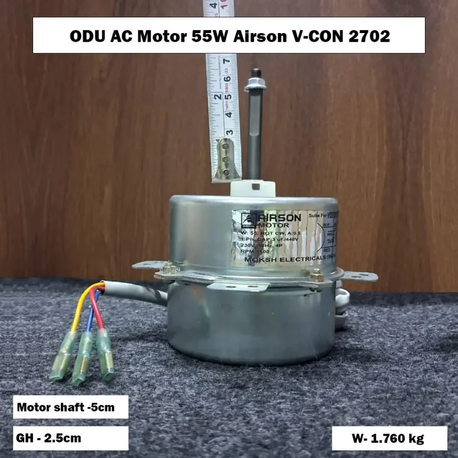 ODU AC Motor 55W Airson V-CON 2702