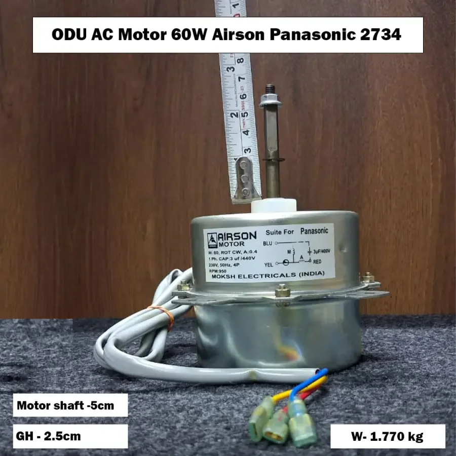 ODU AC Motor 60W Airson Panasonic 2734