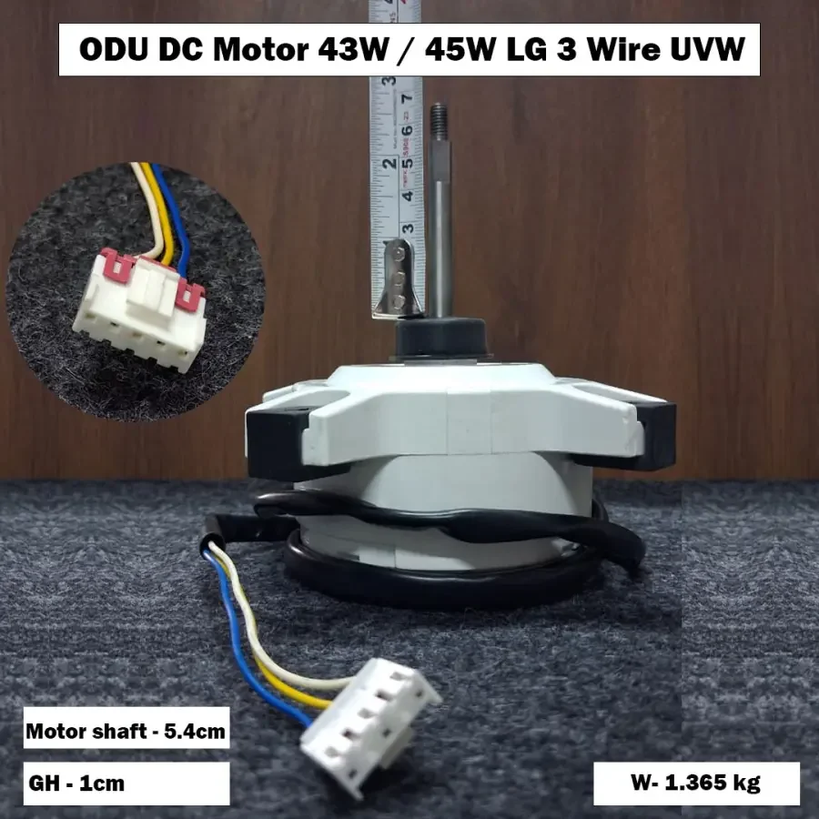 ODU DC Motor 43W / 45W LG 3 Wire UVW