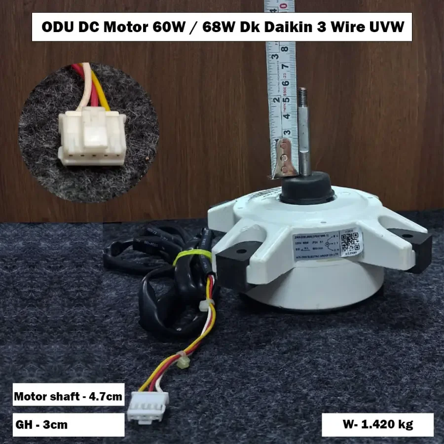 ODU DC Motor 60W / 68W Dk Daikin 3 Wire UVW