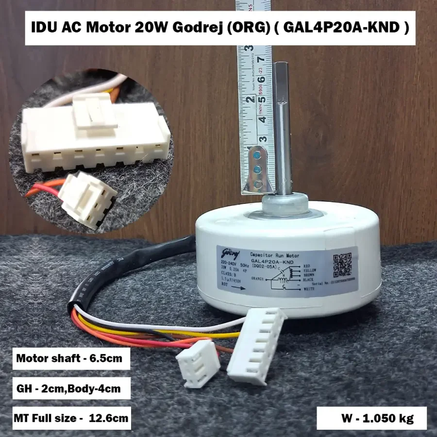 IDU AC Motor 20W Godrej (ORG) ( GAL4P20A-KND )