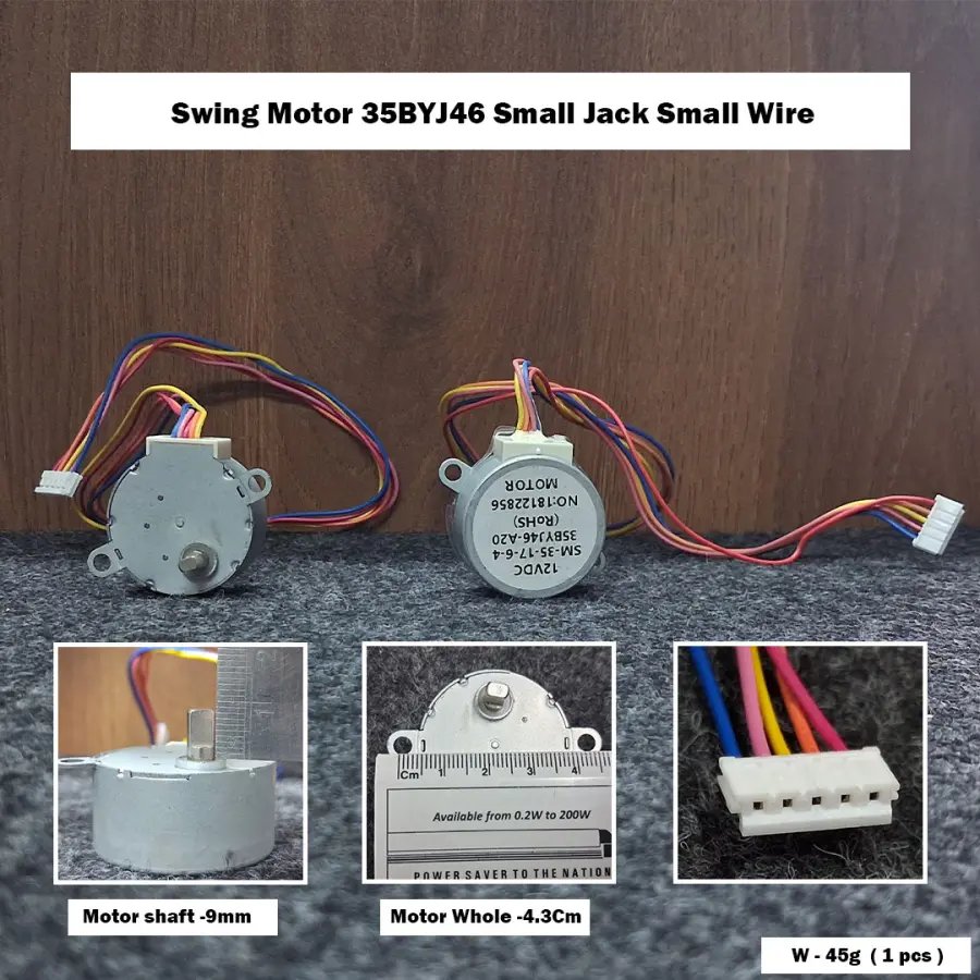 Swing Motor 35BYJ46 Small Jack Small Wire
