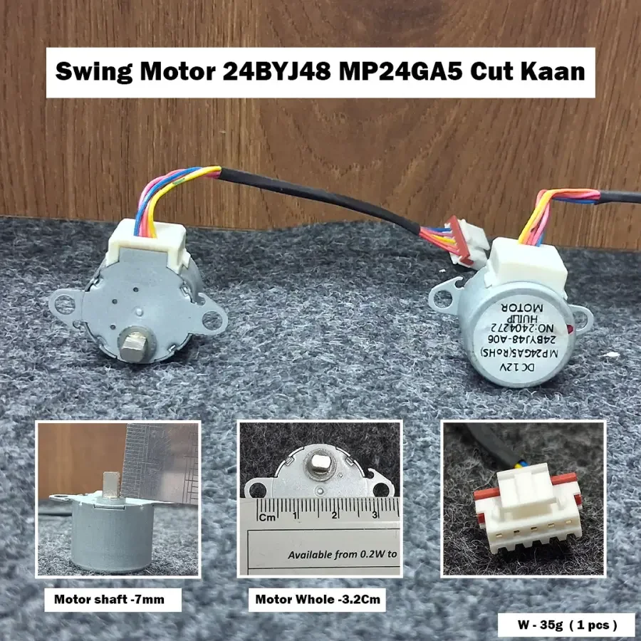 Swing Motor 24BYJ48 MP24GA5 Cut Kaan