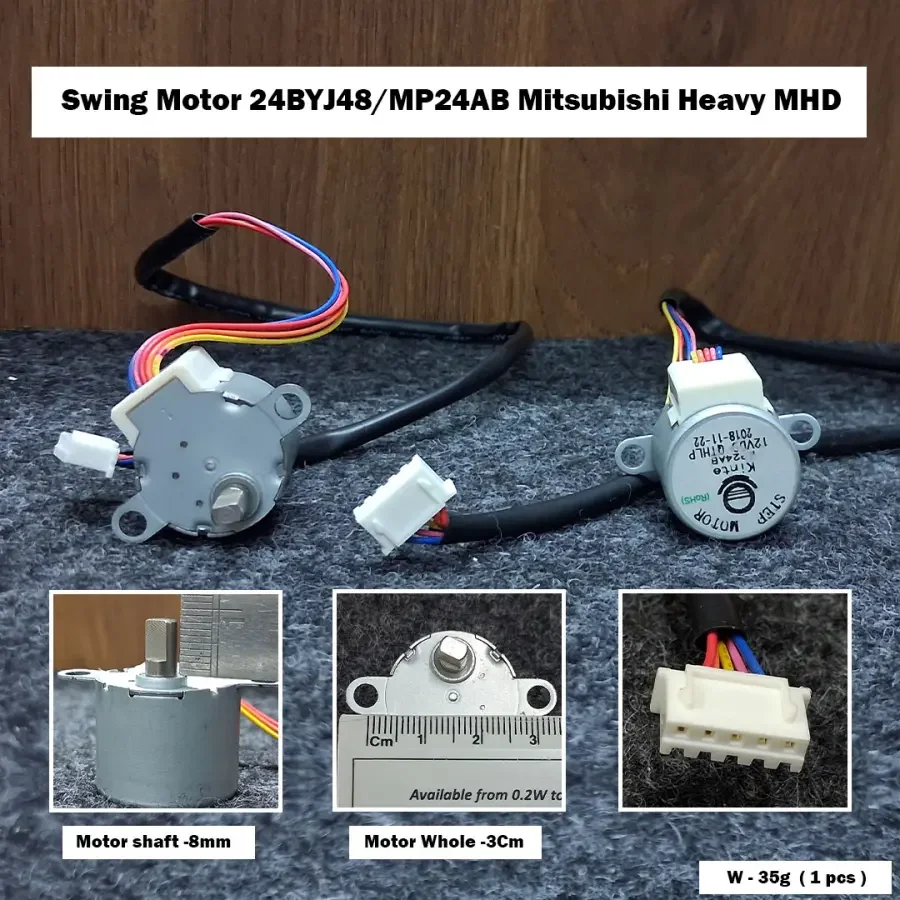 Swing Motor 24BYJ48/MP24AB Mitsubishi Heavy MHD