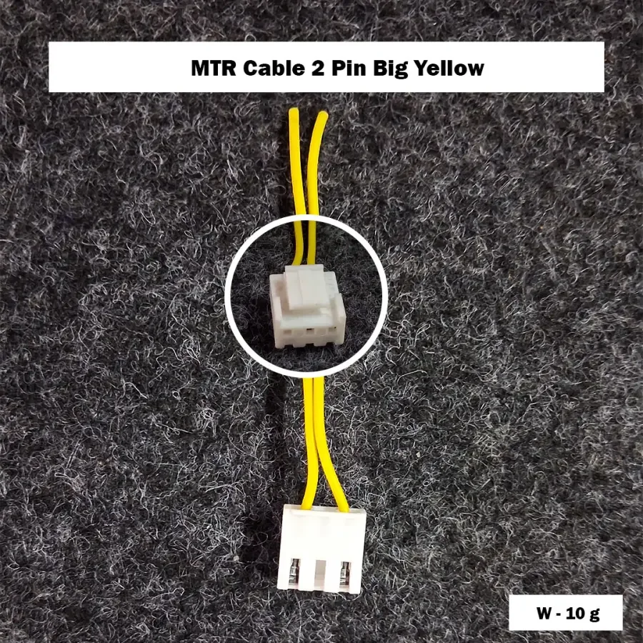 MTR Cable 2 Pin Big Yellow