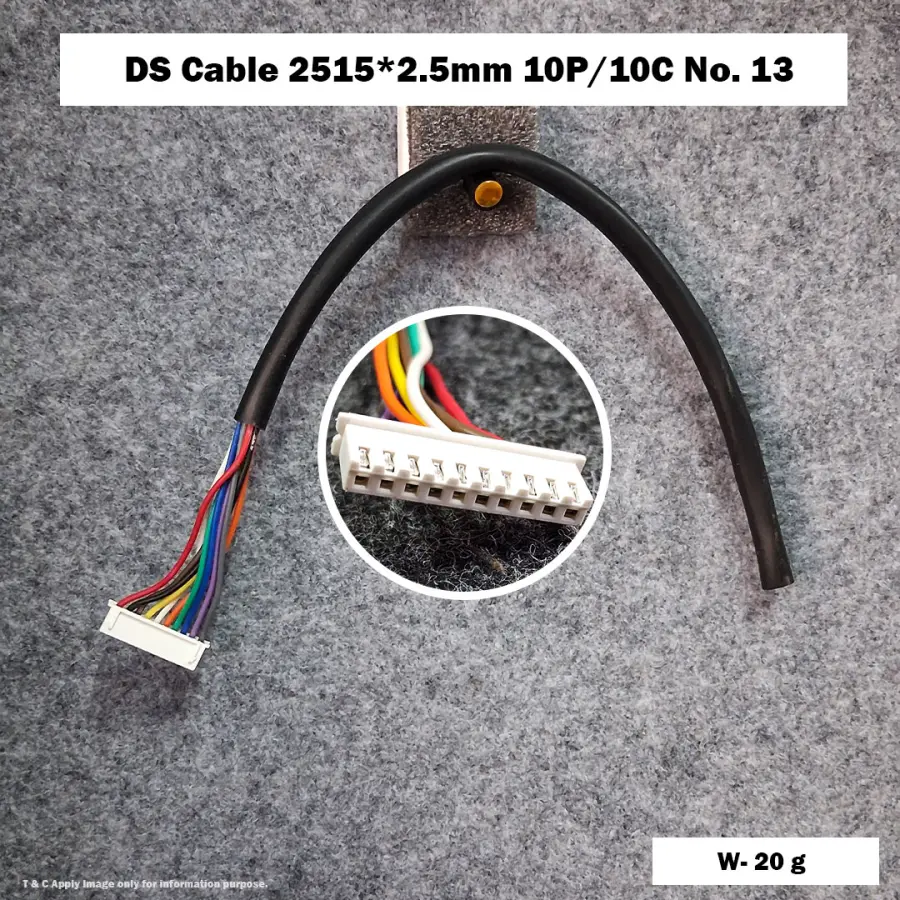 DS Cable 2515*2.5mm 10P/10C No. 13