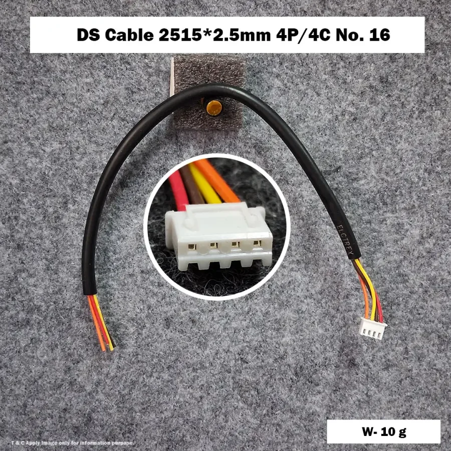 DS Cable 2515*2.5mm 4P/4C No. 16