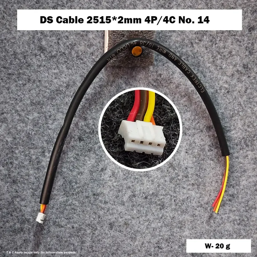 DS Cable 2515*2mm 4P/4C No. 14
