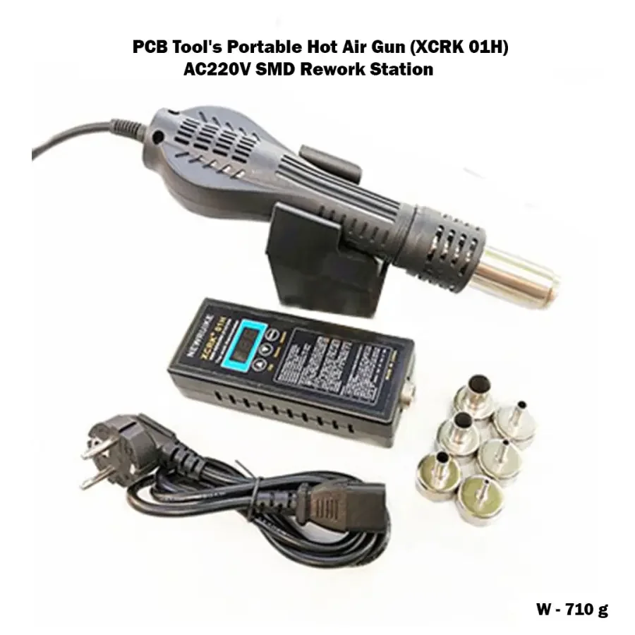 PCB Tool's Portable Hot Air Gun (XCRK 01H) AC220V SMD Rework Station
