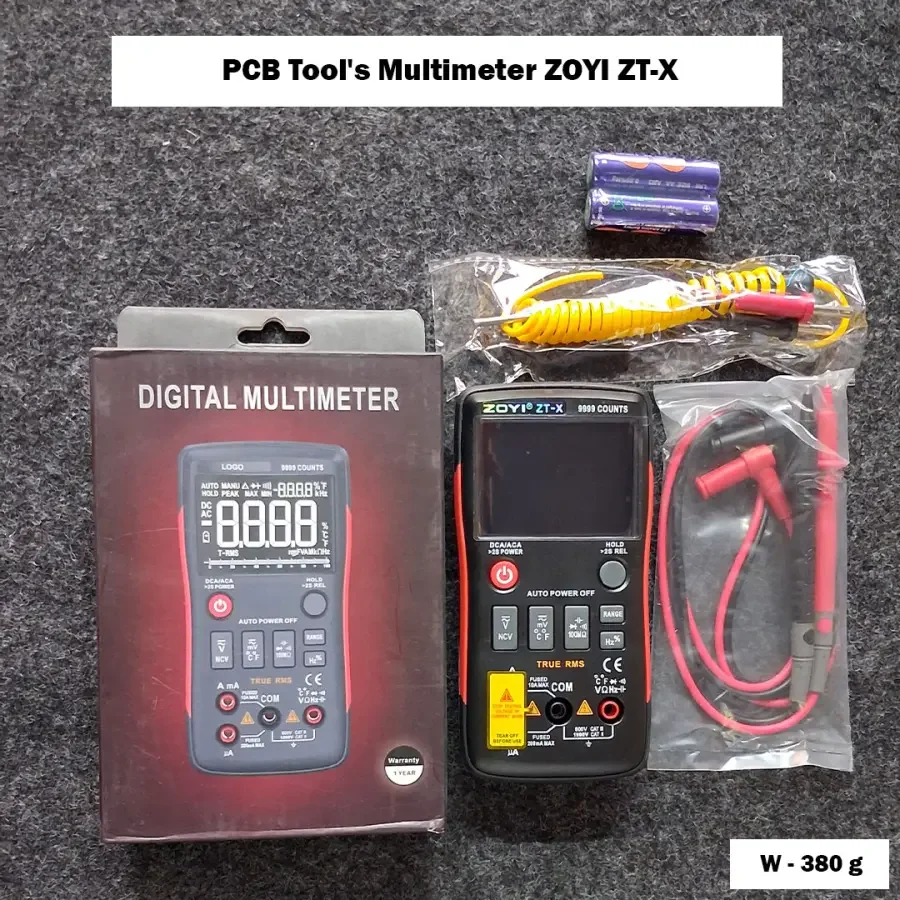 PCB Tool's Multimeter ZOYI ZT-X