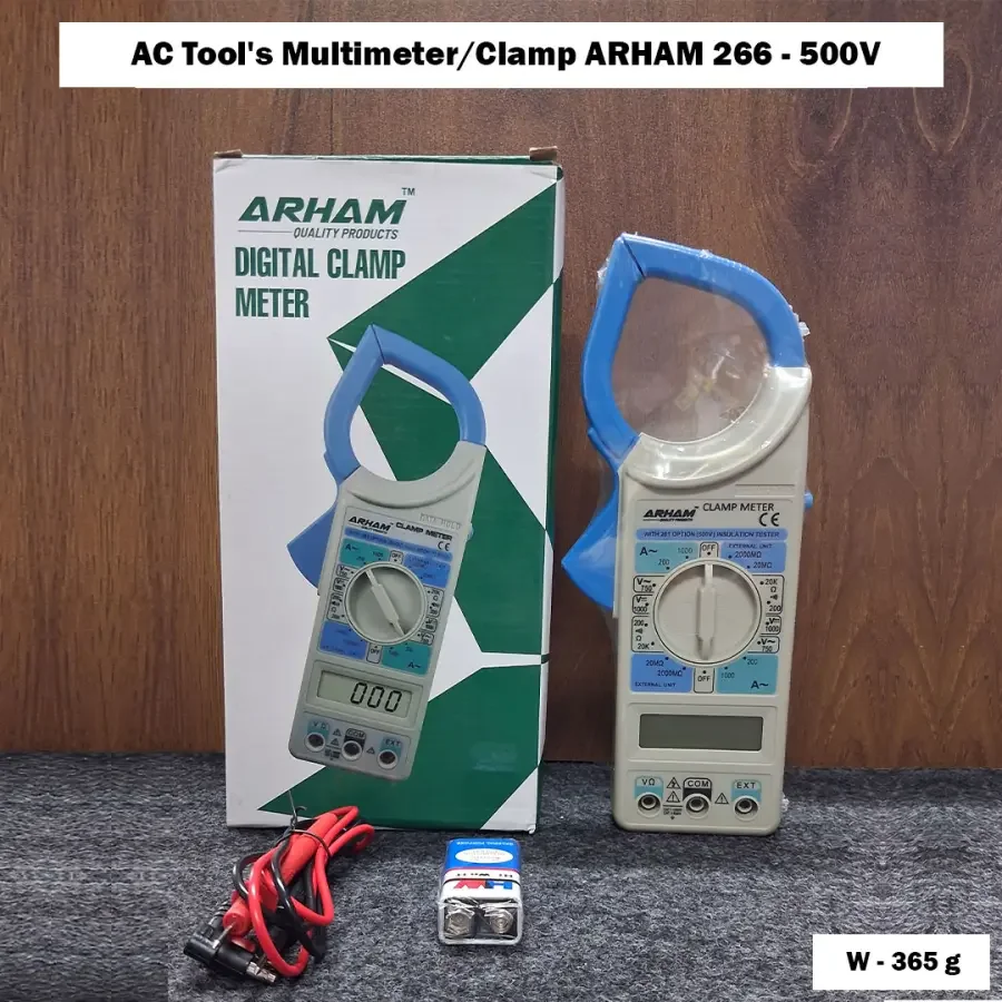AC Tool's Multimeter/Clamp ARHAM 266 - 500V