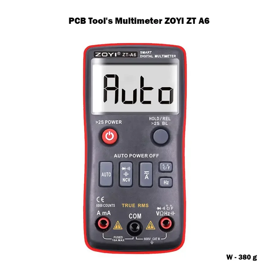 PCB Tool's Multimeter ZOYI ZT A6