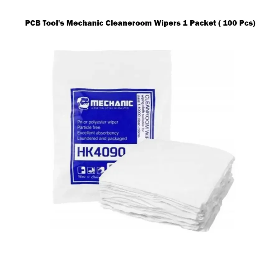PCB Tool's Mechanic Cleaneroom Wipers 1 Packet ( 100 Pcs)