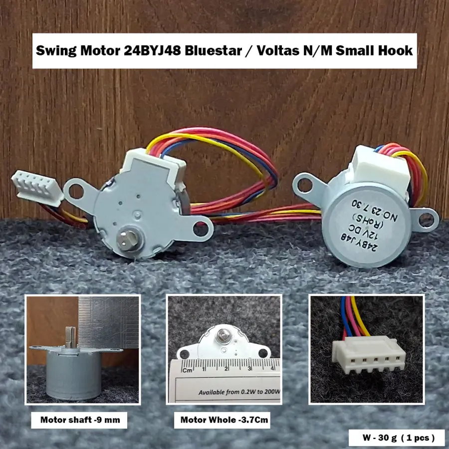 Swing Motor 24BYJ48 Bluestar / Voltas N/M Small Hook